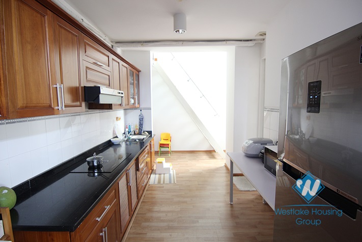 Duplex four bedrooms apartment for rent in Ciputra compound, Tay Ho, Ha Noi